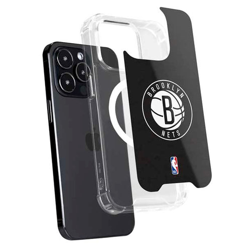 NBA Brooklyn Nets Distressed iPhone 15 Pro MagSafe Case